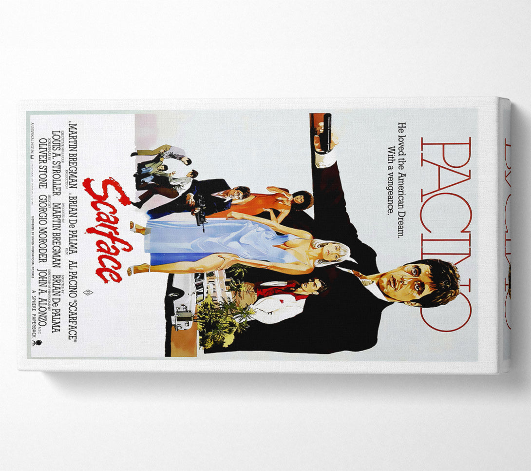  A Canvas Print of Al Pacino Scarface Canvas Print