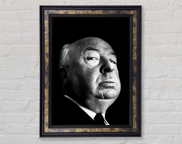 Alfred Hitchcock Portrait Framed Print