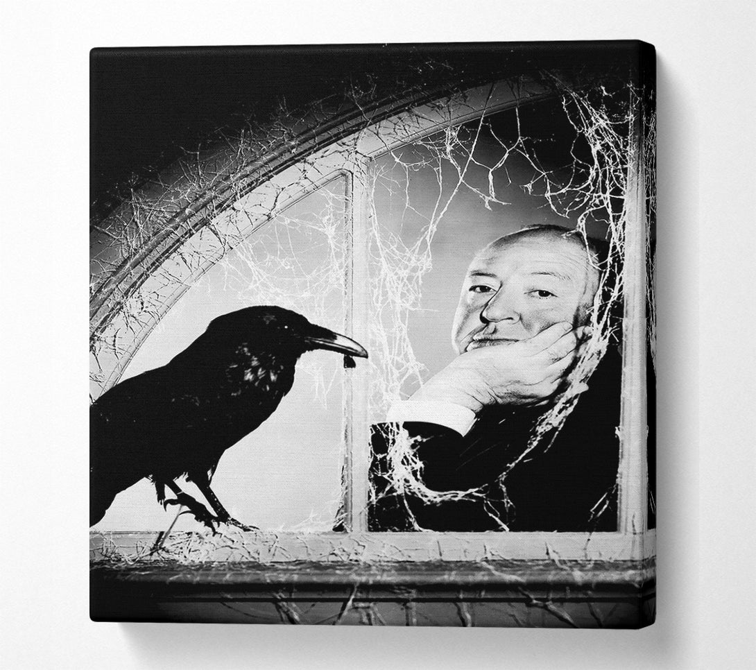  A Canvas Print of Alfred Hitchcock The Birds Canvas Print
