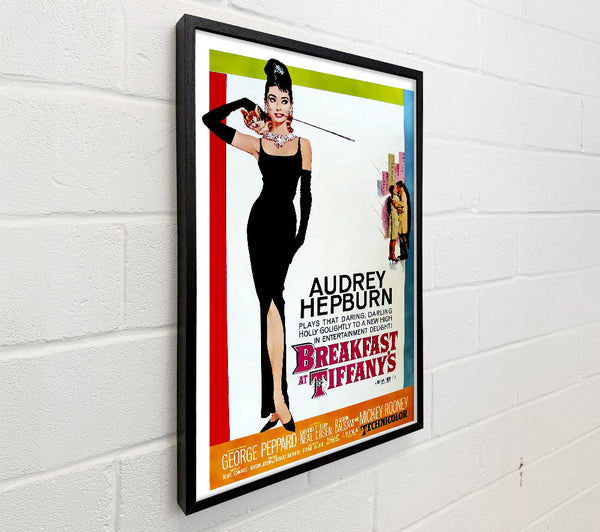 Audrey Hepburn Breakfast At Tiffanys Poster