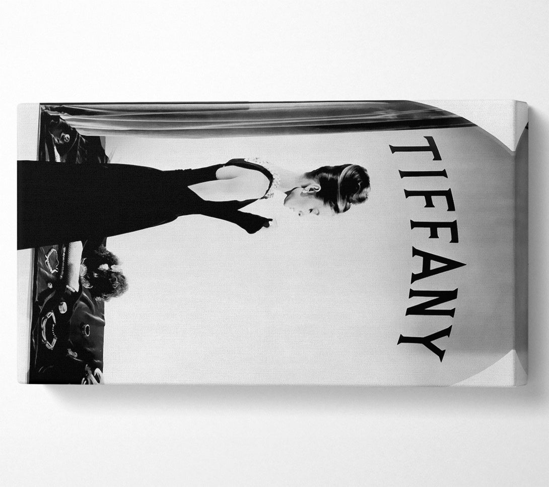 A Canvas Print of Audrey Hepburn Tiffanys Window Canvas Print