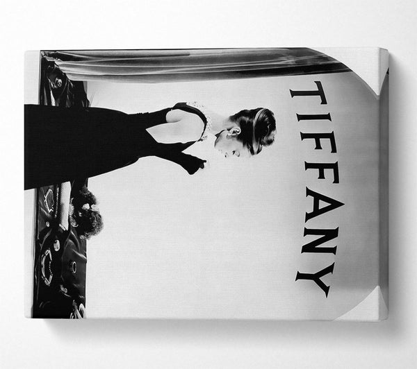  A Canvas Print of Audrey Hepburn Tiffanys Window Canvas Print