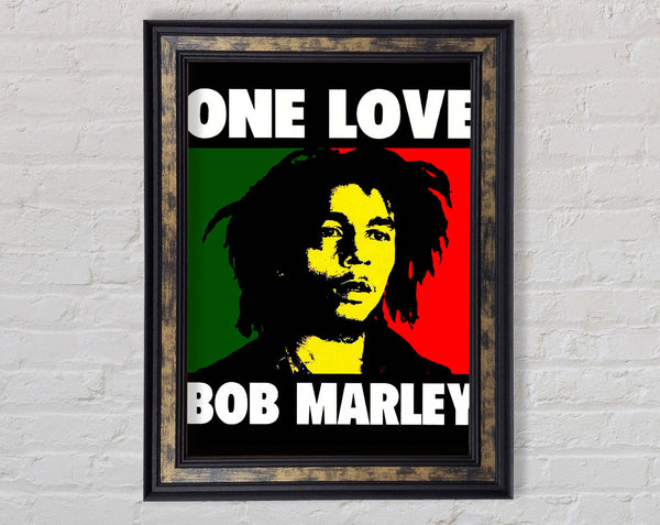 Bob Marley One Love Framed Print