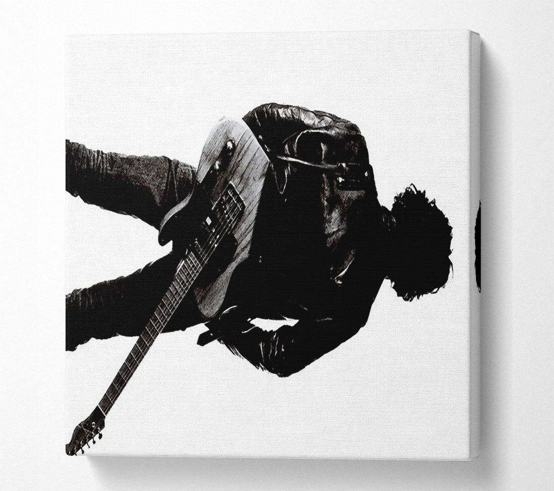  A Canvas Print of Bruce Springstein Canvas Wall Art