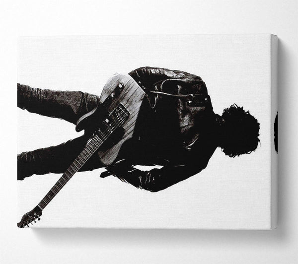  A Canvas Print of Bruce Springstein Canvas Wall Art