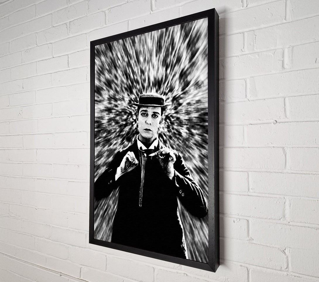  A Canvas Print of Buster Keaton 03 Canvas Print