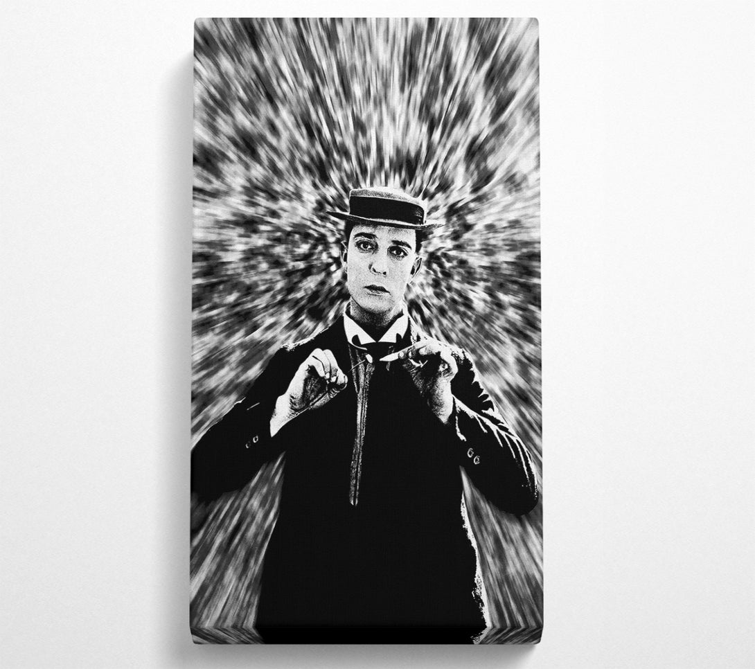  A Canvas Print of Buster Keaton 03 Canvas Print