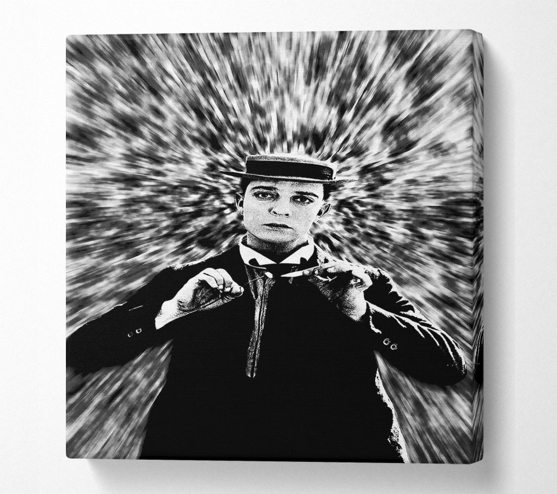  A Canvas Print of Buster Keaton 03 Canvas Print