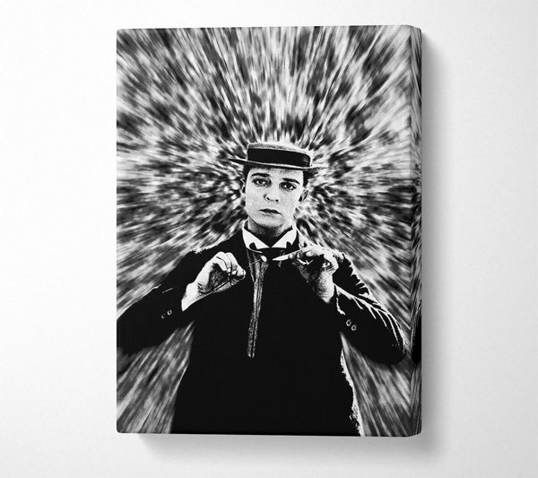  A Canvas Print of Buster Keaton 03 Canvas Print