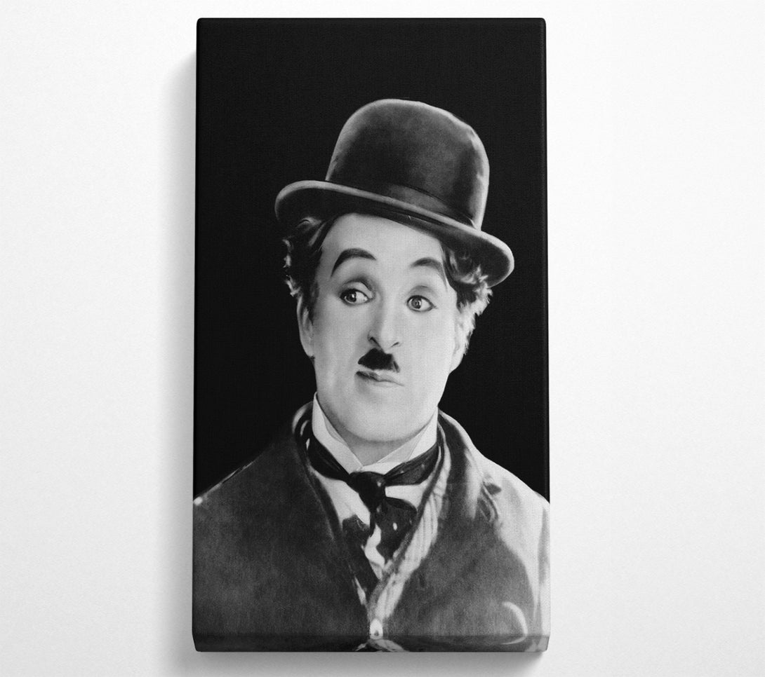  A Canvas Print of Charlie Chaplin Portrait Canvas Art