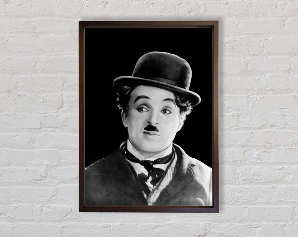 Charlie Chaplin Portrait Framed Print
