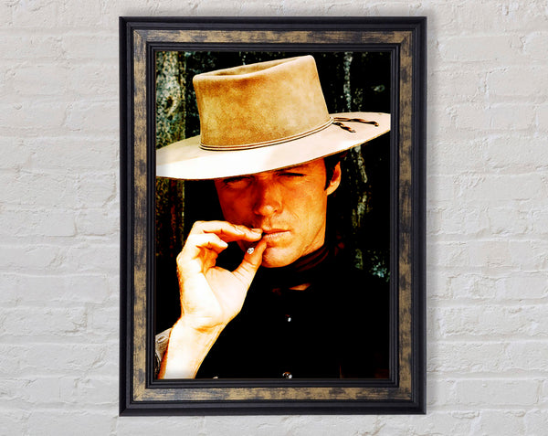 Clint Eastwood Framed Print