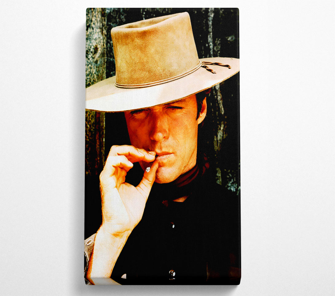  A Canvas Print of Clint Eastwood Canvas Print