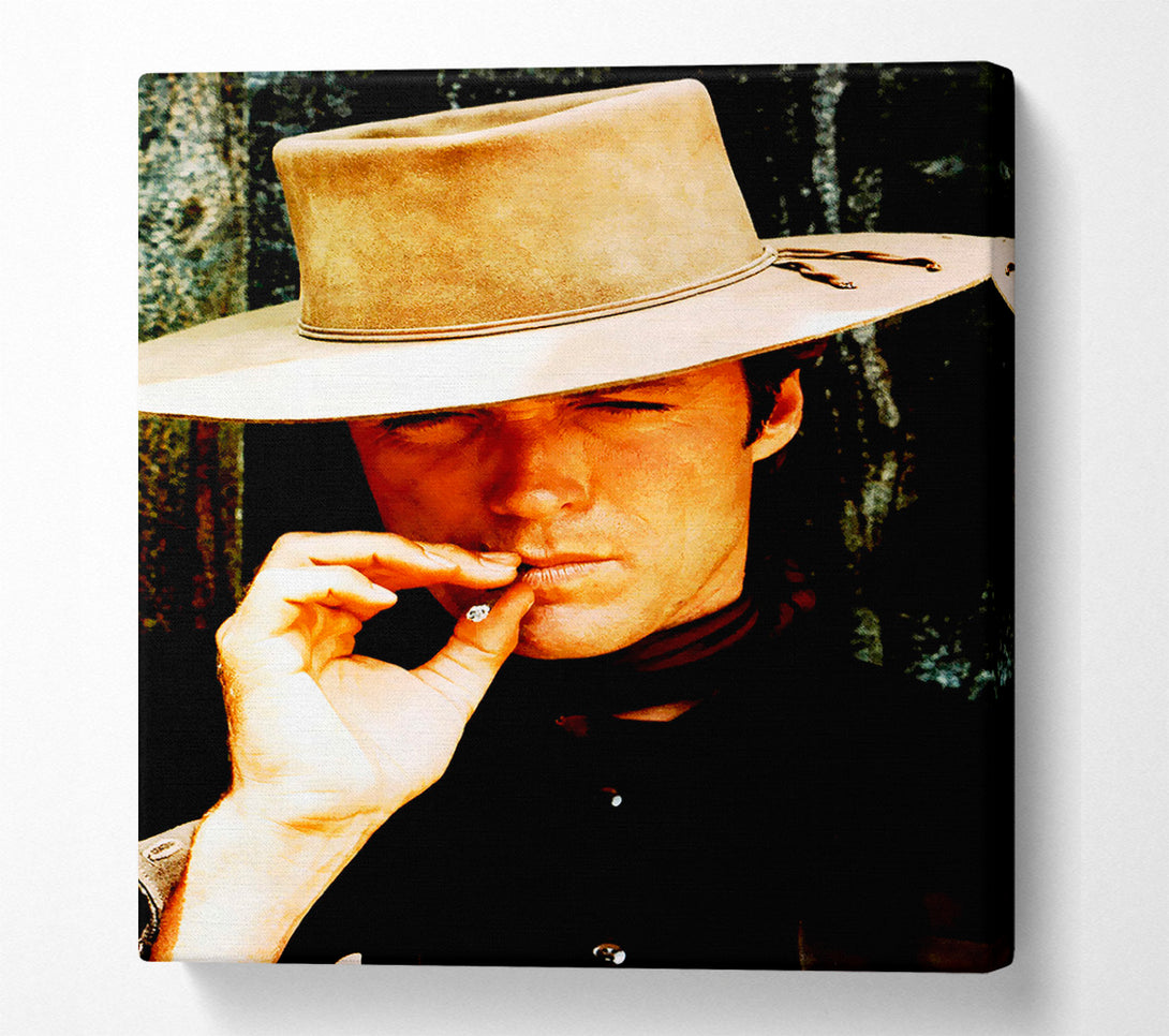  A Canvas Print of Clint Eastwood Canvas Print