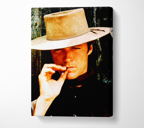  A Canvas Print of Clint Eastwood Canvas Print