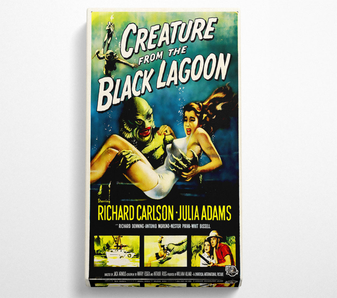  A Canvas Print of Creature From The Black Lagoon Canvas Wall Art