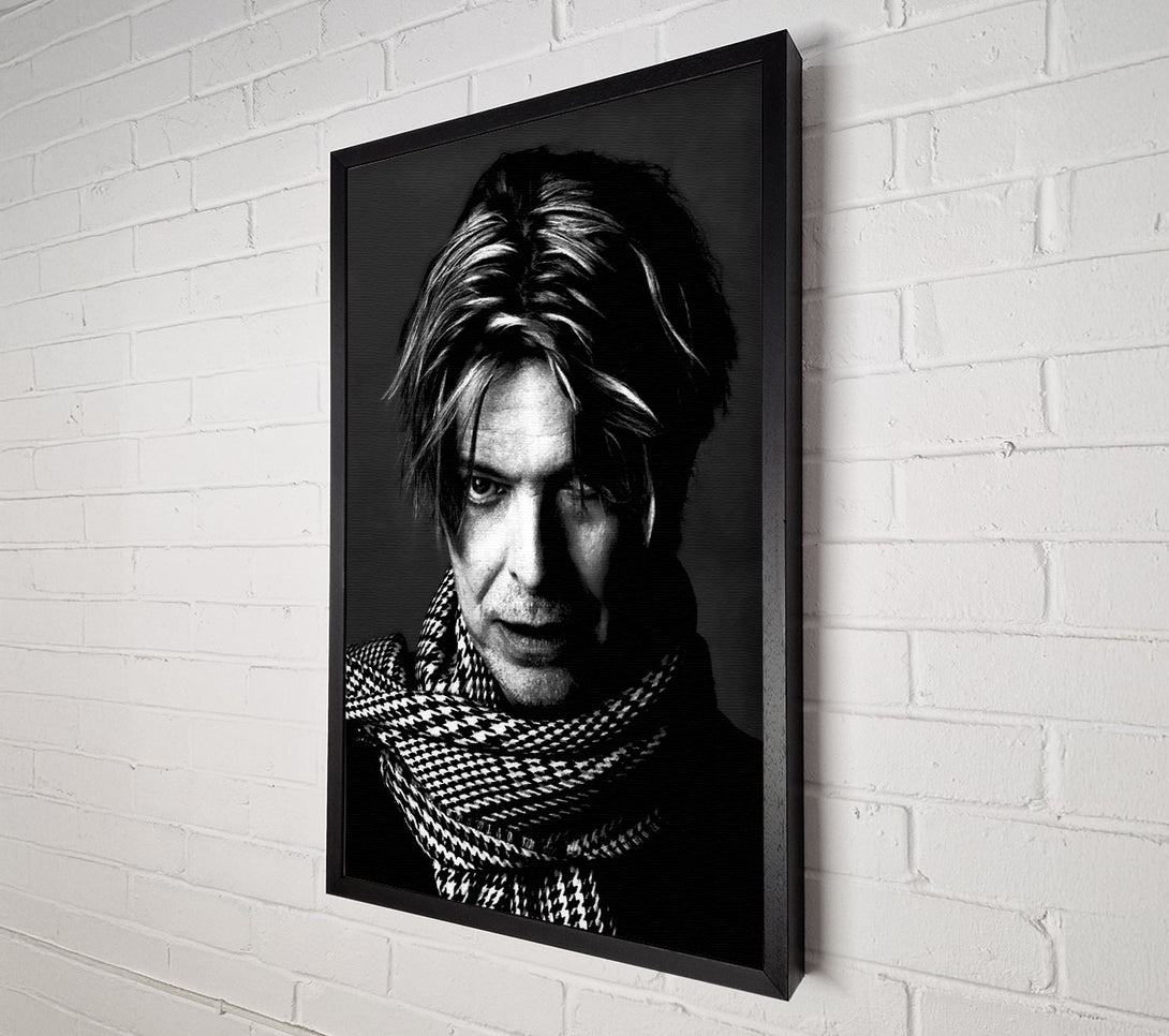  A Canvas Print of David Bowie B n W Canvas Wall Art