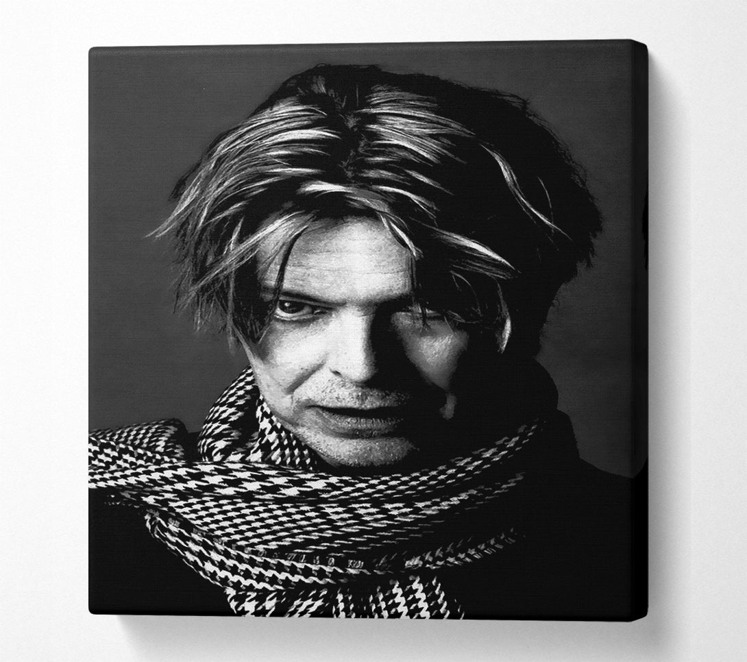  A Canvas Print of David Bowie B n W Canvas Wall Art