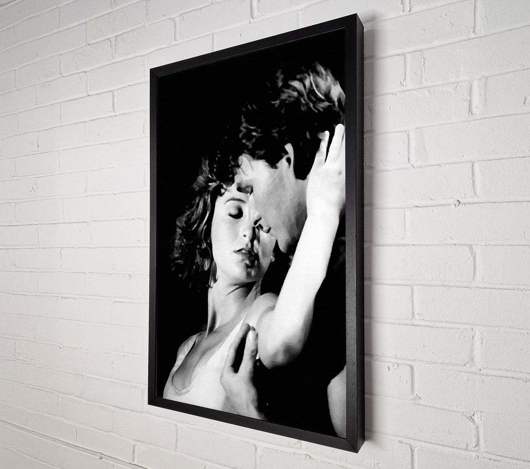  A Canvas Print of Dirty Dancing The Touch B n W Canvas Wall Art