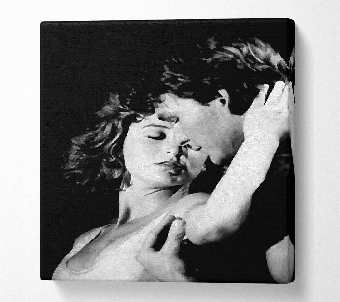  A Canvas Print of Dirty Dancing The Touch B n W Canvas Wall Art