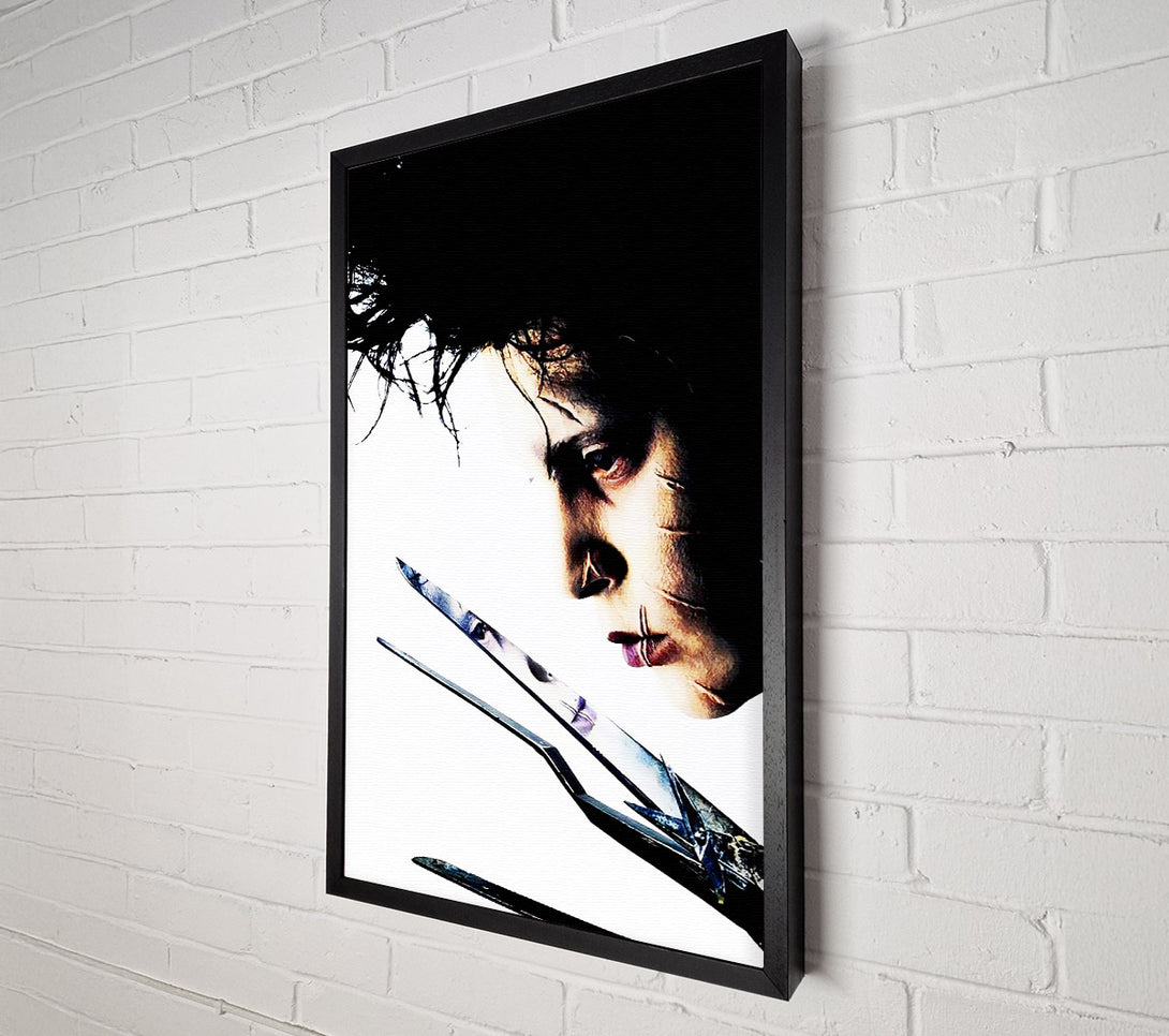  A Canvas Print of Edward Scissorhands Johnny Depp Canvas Print