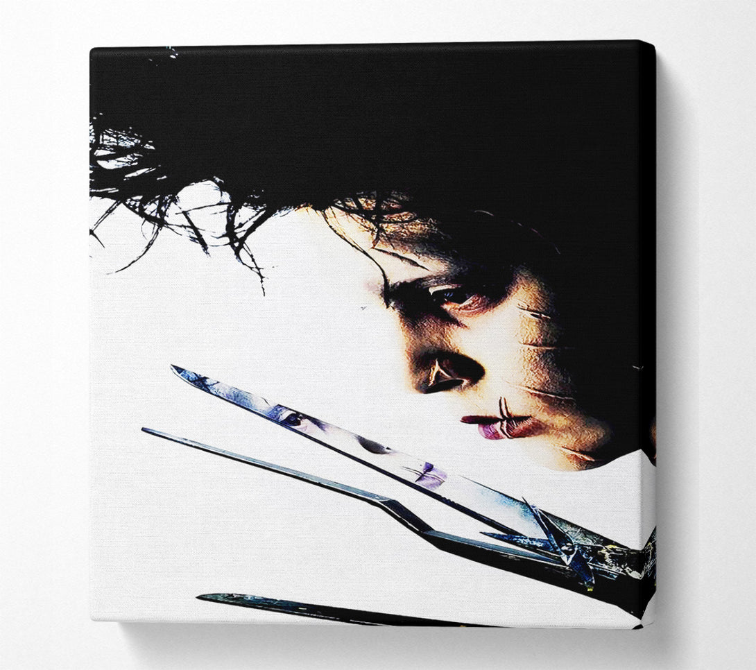  A Canvas Print of Edward Scissorhands Johnny Depp Canvas Print