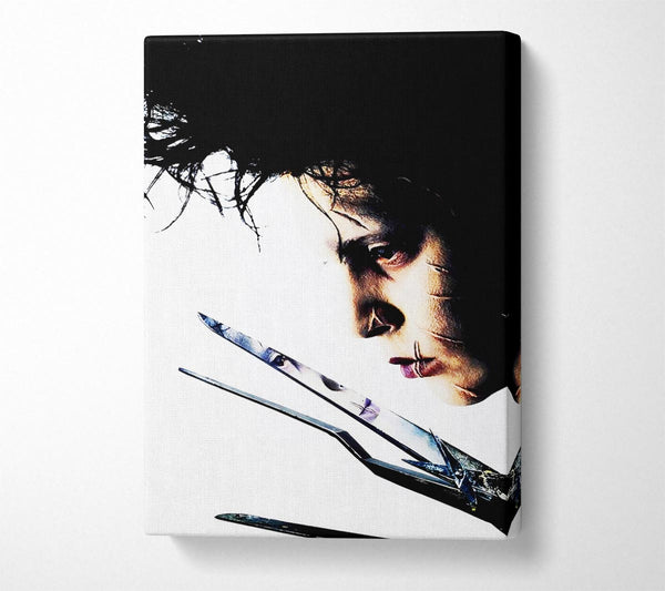  A Canvas Print of Edward Scissorhands Johnny Depp Canvas Print