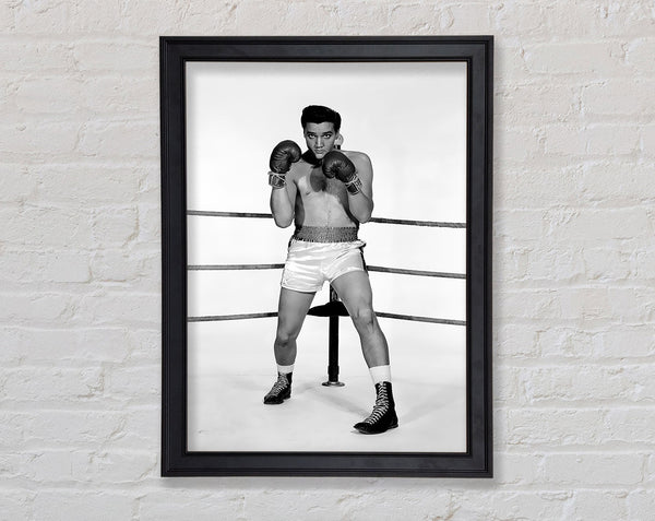 Elvis Presley Boxing Kid Framed Print