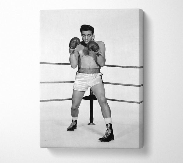 A Canvas Print of Elvis Presley Boxing Kid Canvas Art