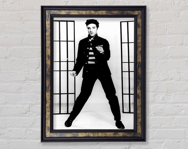 Elvis Presley Jail House Rock Framed Print