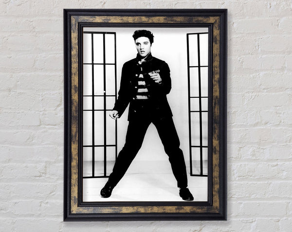 Elvis Presley Jail House Rock Framed Print