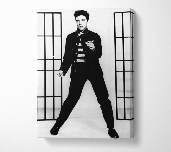  A Canvas Print of Elvis Presley Jail House Rock Canvas Print