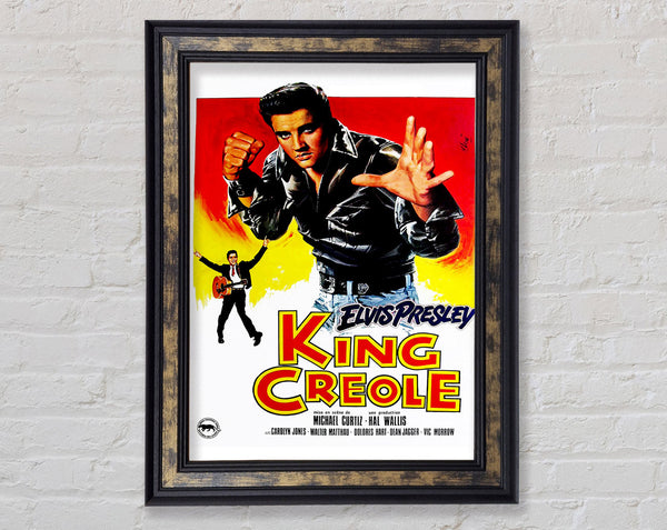 Elvis Presley King Creole Framed Print