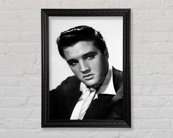Elvis Presley Portrait Framed Print