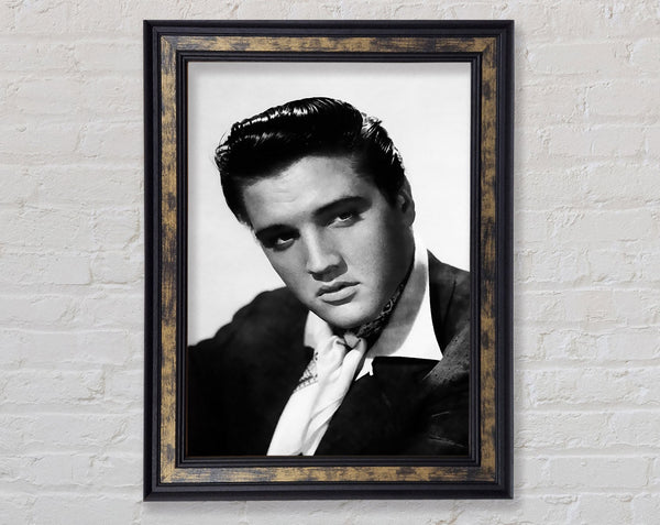 Elvis Presley Portrait Framed Print