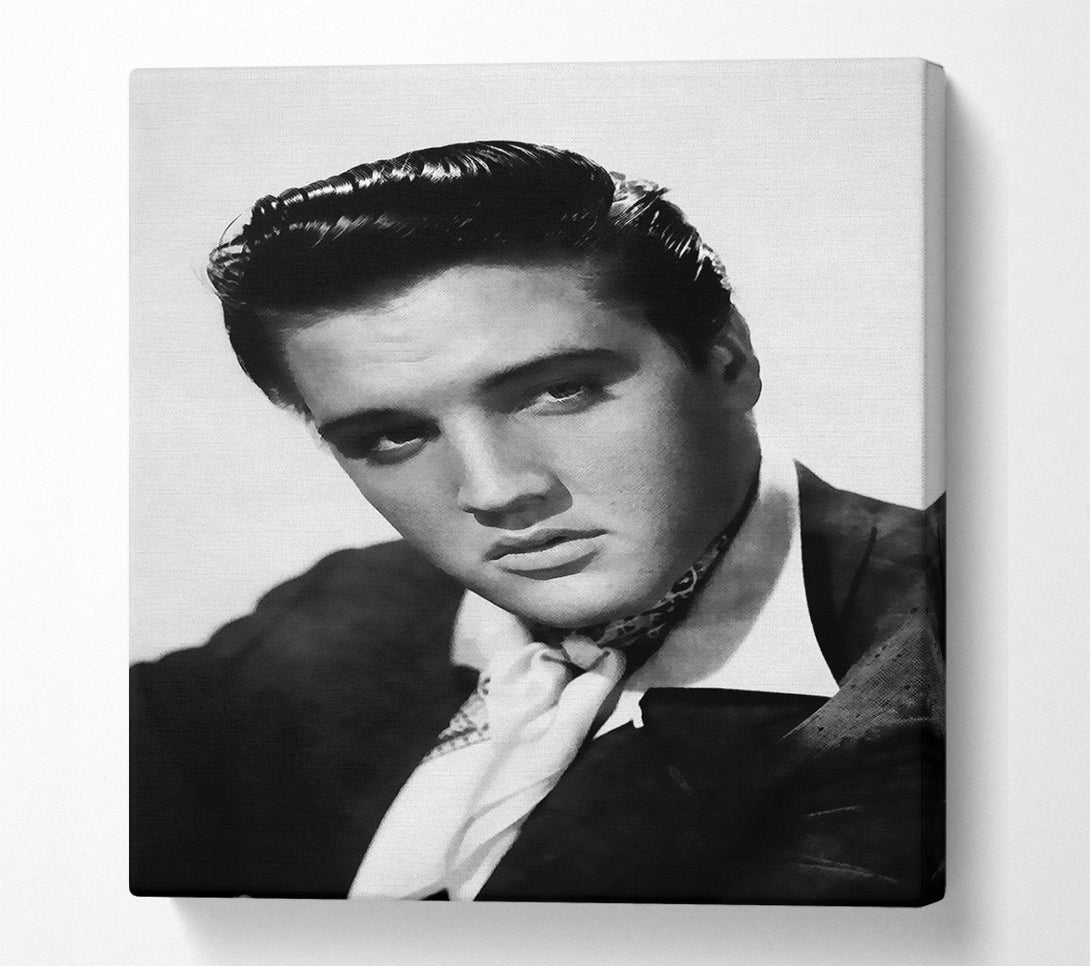  A Canvas Print of Elvis Presley Portrait Canvas Print