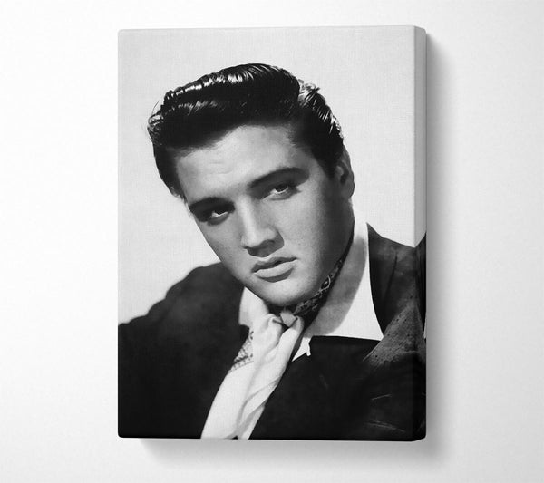  A Canvas Print of Elvis Presley Portrait Canvas Print