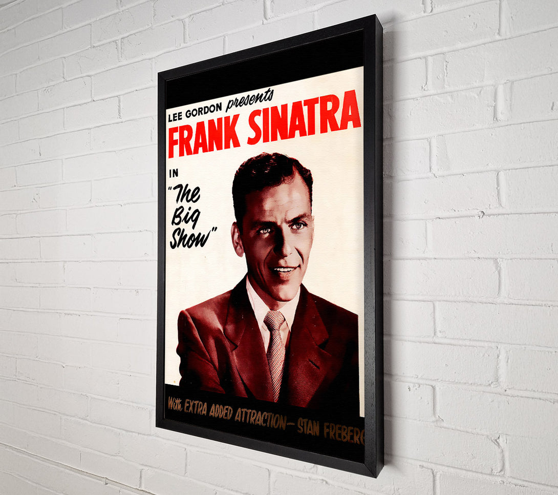  A Canvas Print of Frank Sinatra The Big Show Canvas Print