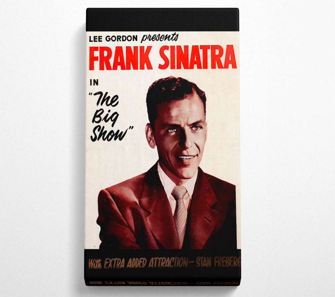  A Canvas Print of Frank Sinatra The Big Show Canvas Print