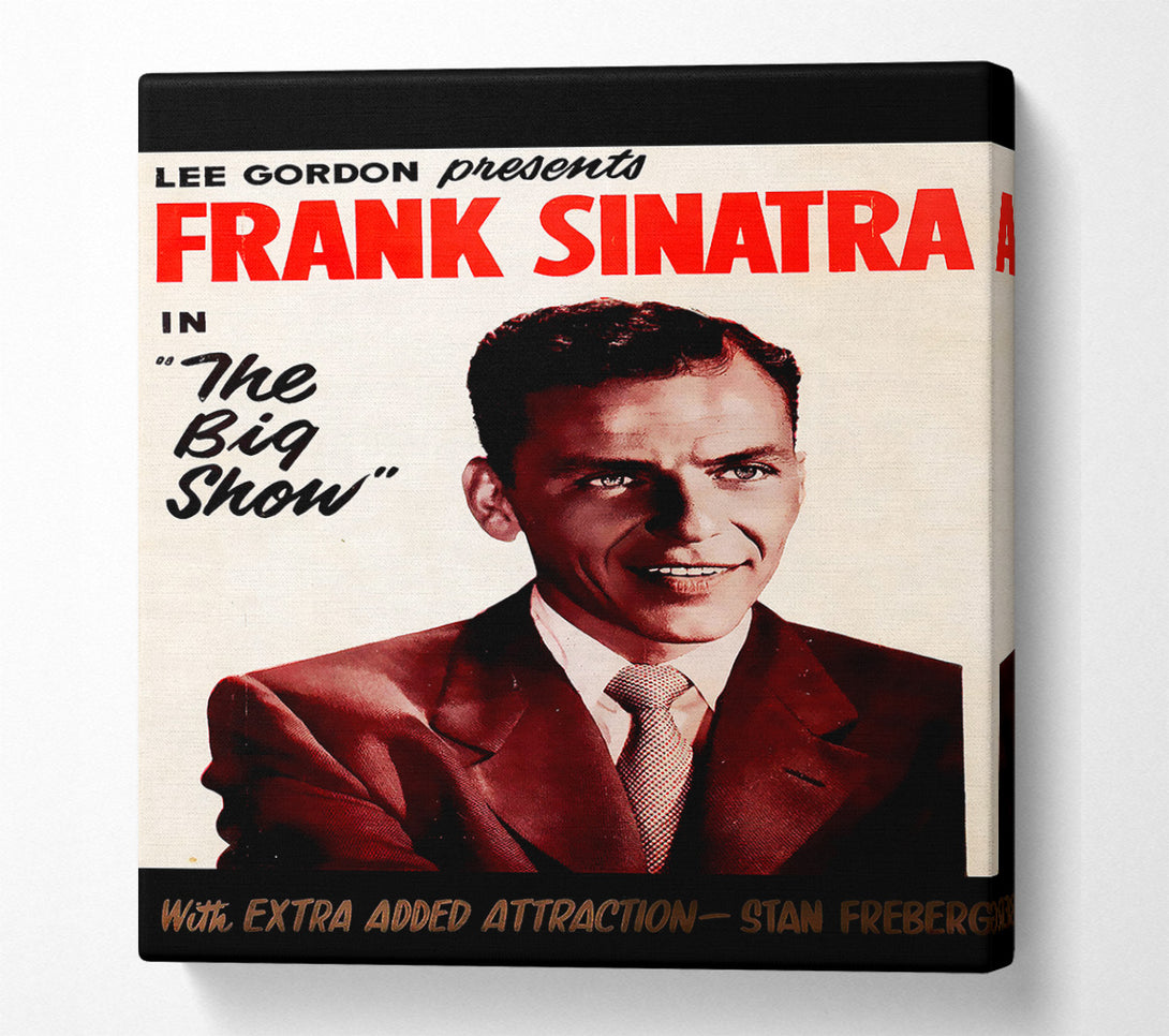  A Canvas Print of Frank Sinatra The Big Show Canvas Print