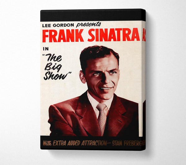  A Canvas Print of Frank Sinatra The Big Show Canvas Print