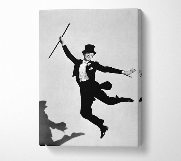  A Canvas Print of Fred Astaire Shadow Canvas Wall Art