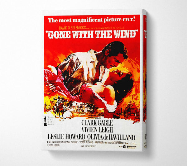  A Canvas Print of Gone With The Wind Canvas Print