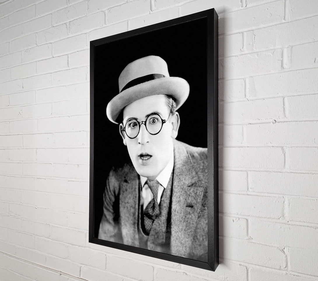  A Canvas Print of Harold Lloyd Portrait Canvas Print
