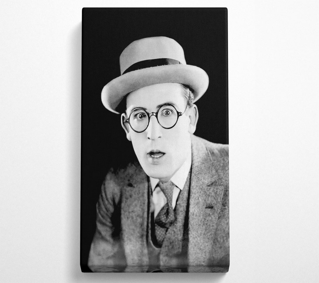  A Canvas Print of Harold Lloyd Portrait Canvas Print