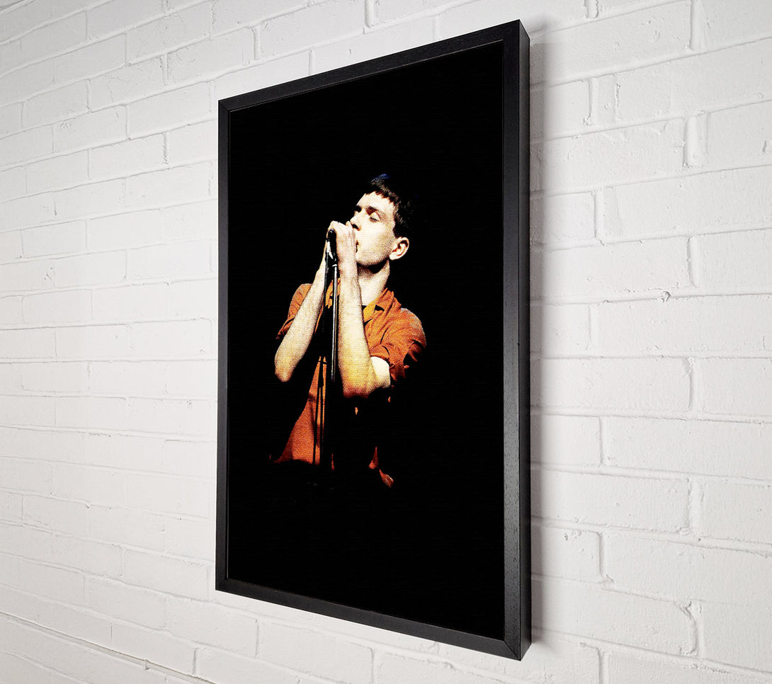  A Canvas Print of Ian Curtis Joy Division 02 Canvas Print