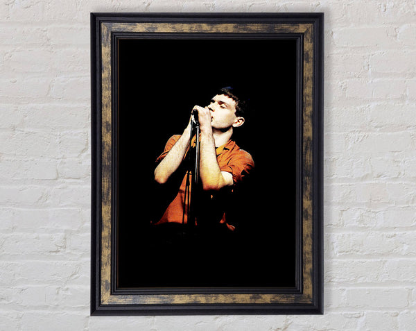 Ian Curtis Joy Division 02 Framed Print