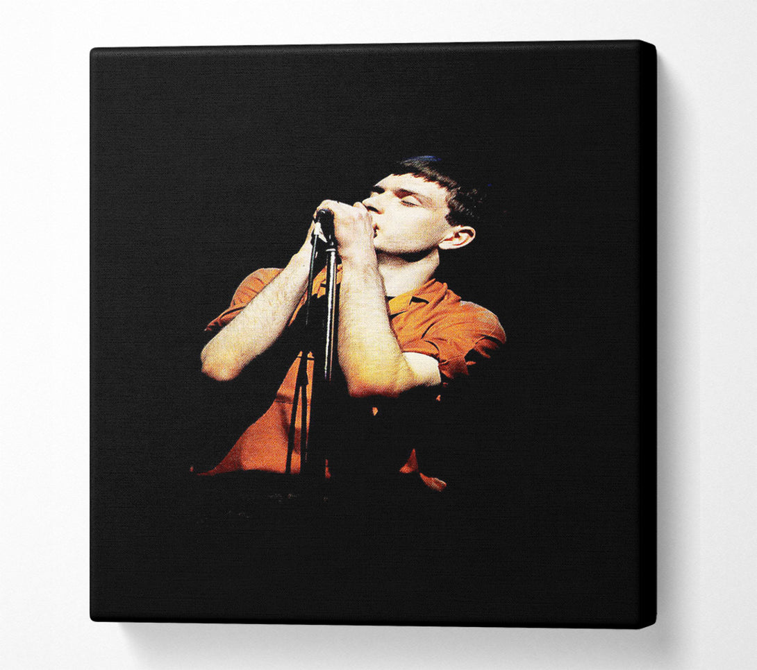  A Canvas Print of Ian Curtis Joy Division 02 Canvas Print