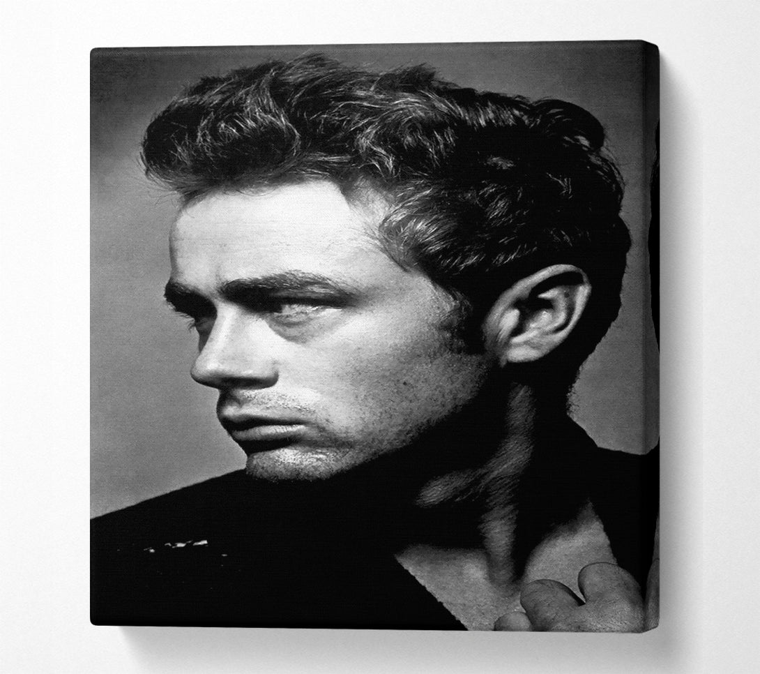  A Canvas Print of James Dean Classic B n W Canvas Art