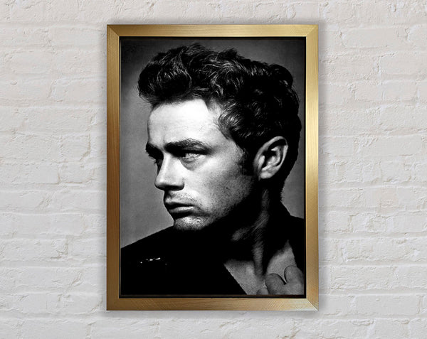 James Dean Classic B n W Framed Print